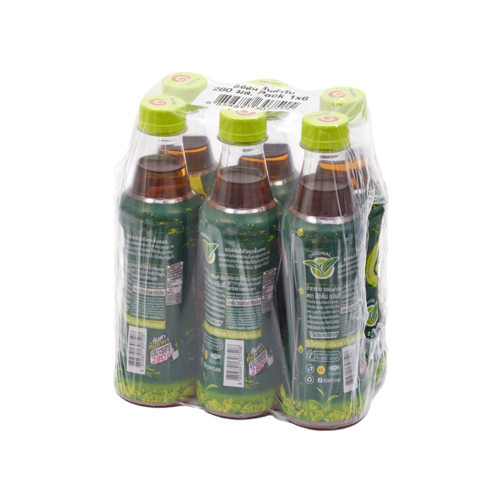 ICHITAN GREEN TEA ORIGINAL 280 ML X 6