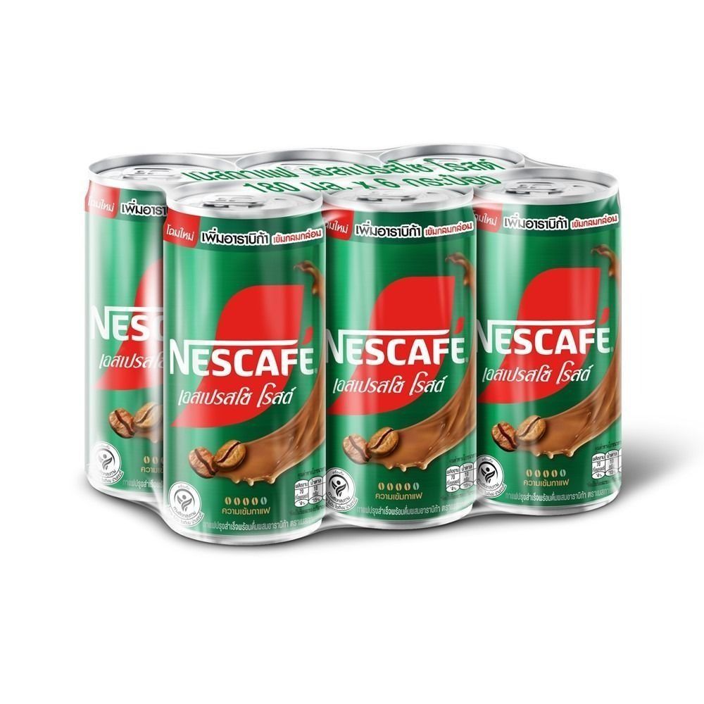 เนสกาแฟกาแฟปรุงสำเร็จเอสเปรสโซ 170 มล. แพ็ค 6
