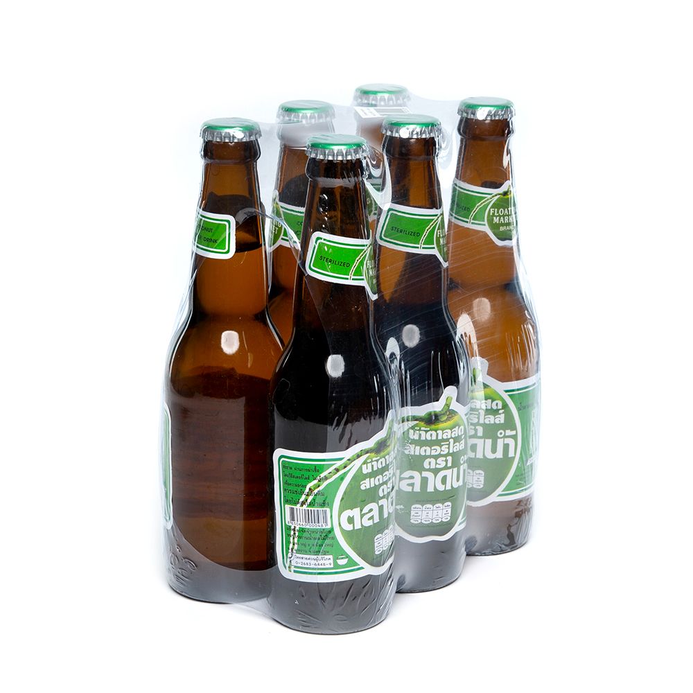 ตลาดน้ำน้ำตาลสด 330ซีซี.X6