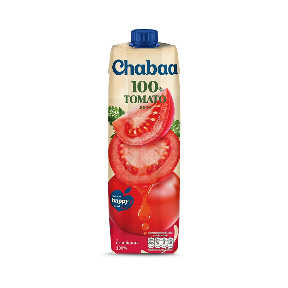 CHABAA 100% TOMATO JUICE UHT 1000 ML | Lotus’s Shop Online