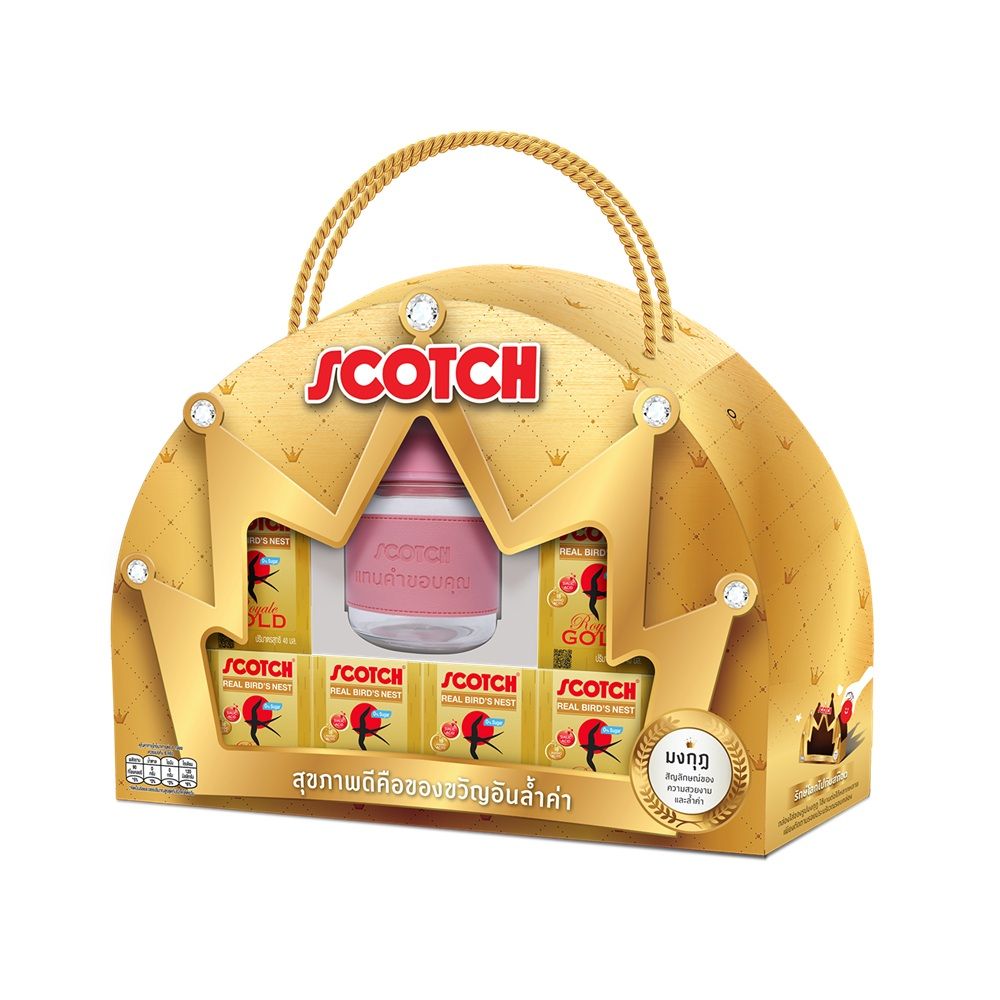 สก๊อต ชุดของขวัญ รังนกแท้ แพ็ค 6