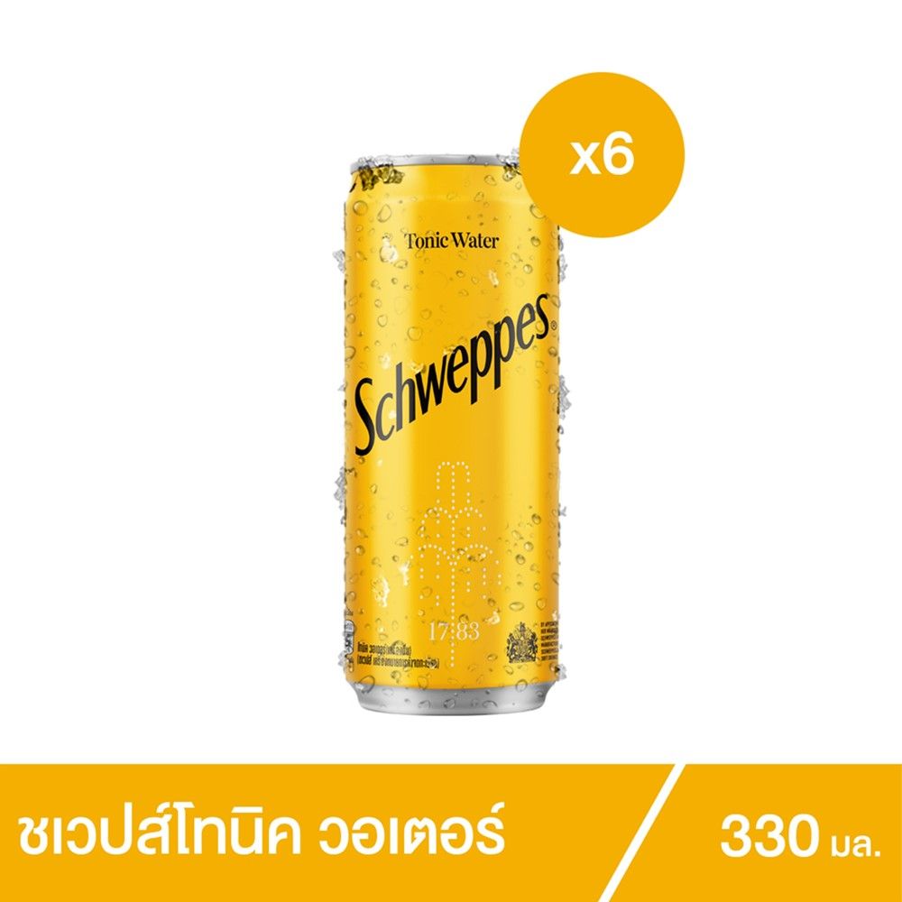 ชเวปส์ โทนิค วอเตอร์ 330 มล.X6