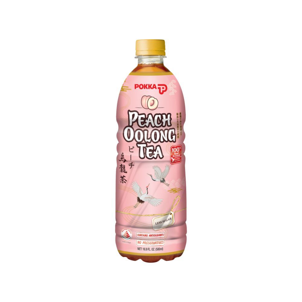 POKKA PEACH OOLONG TEA 500 ML | Lotus's Shop Online