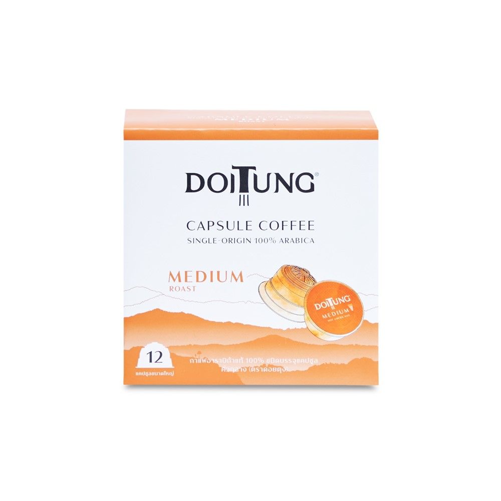 DOI TUNG MEDIUM ROASTED CAPSULE 7.5 G PACK 12 CAPSULE