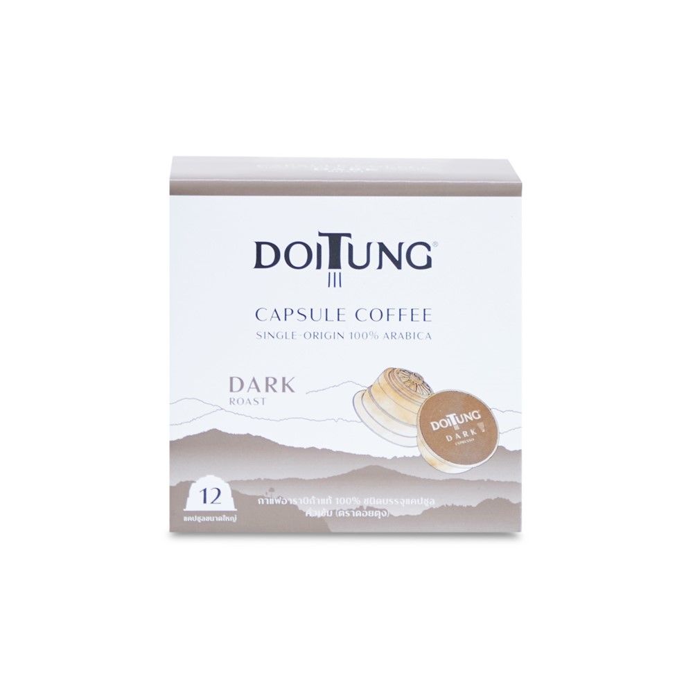 DOI TUNG DARK ROASTED CAPSULE 7.5 G PACK 12 CAPSULE