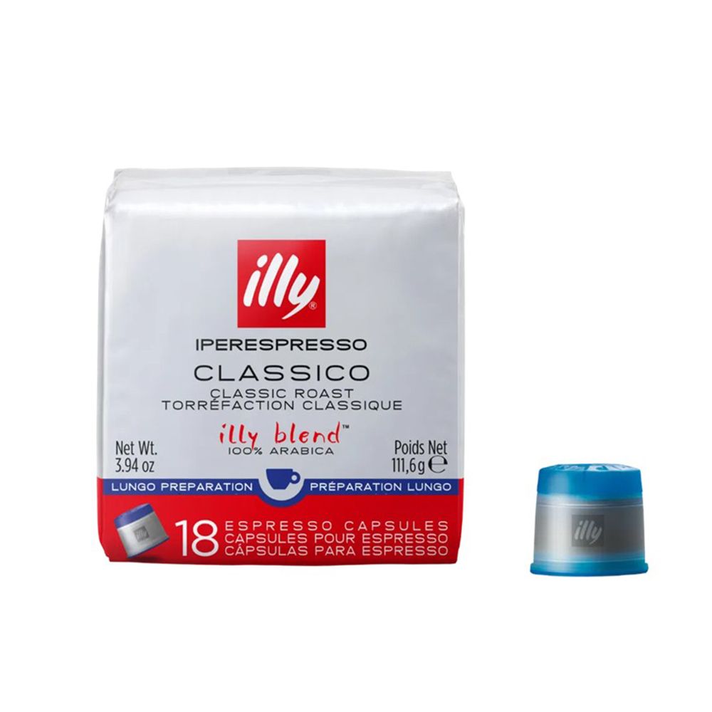 ILLY CLASSICO LUNGO CAPSULE COFFEE 111.6 G