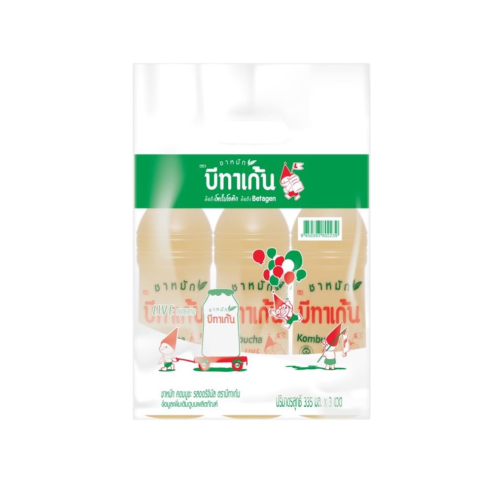 BETAGEN KOMBUCHA 335 ML PACK 3