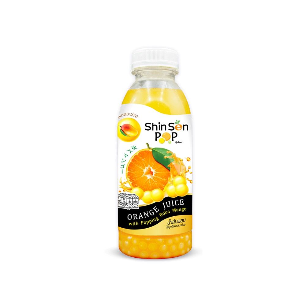 SHINSENPOP ORANGE JUICE POPPING MANGO 250 ML