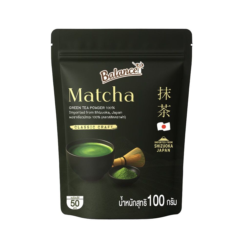 BALANCE MATCHA GREEN TEA CLASSIC CRAFT 100 G