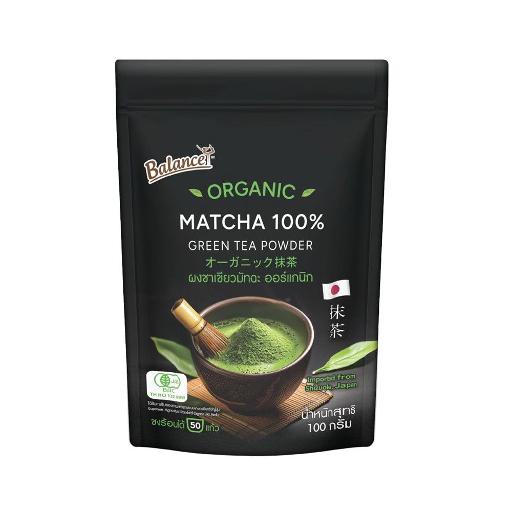 BALANCE MATCHA GREEN TEA ORGANIC 100 G