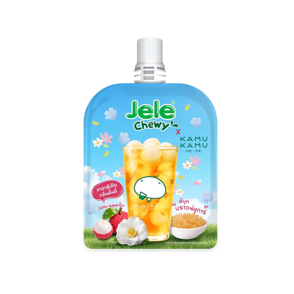 JELE CHEWY X KAMU CAMELLIA TEA LYCHEE 150 G