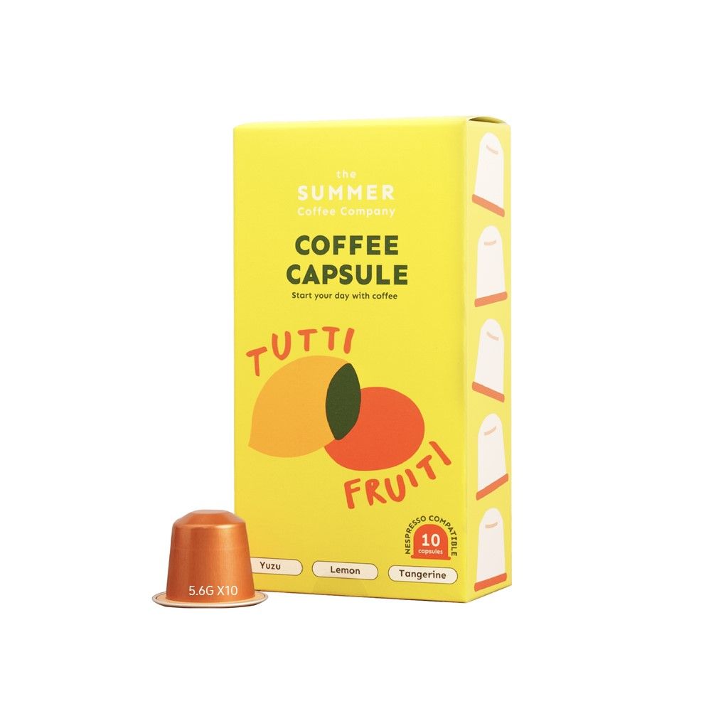 THE SUMMER TUTTI FRUITI CAPSULE 5.6 G PACK 10