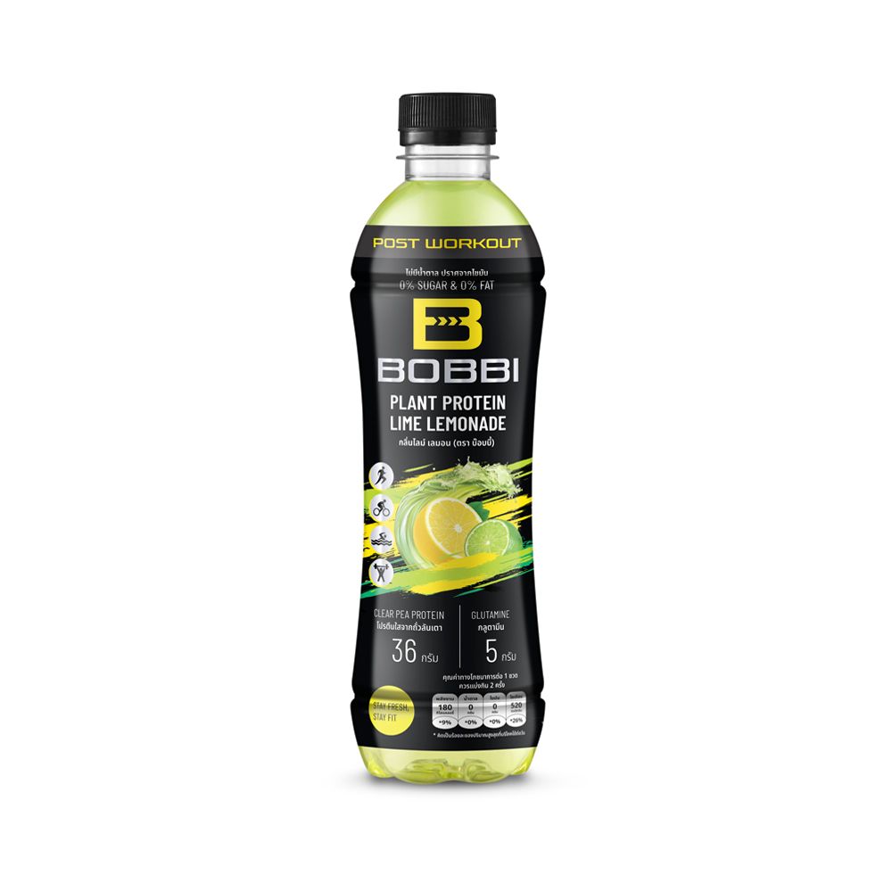 BOBBI PLANT PROTEIN LIME LEMONADE 500 ML
