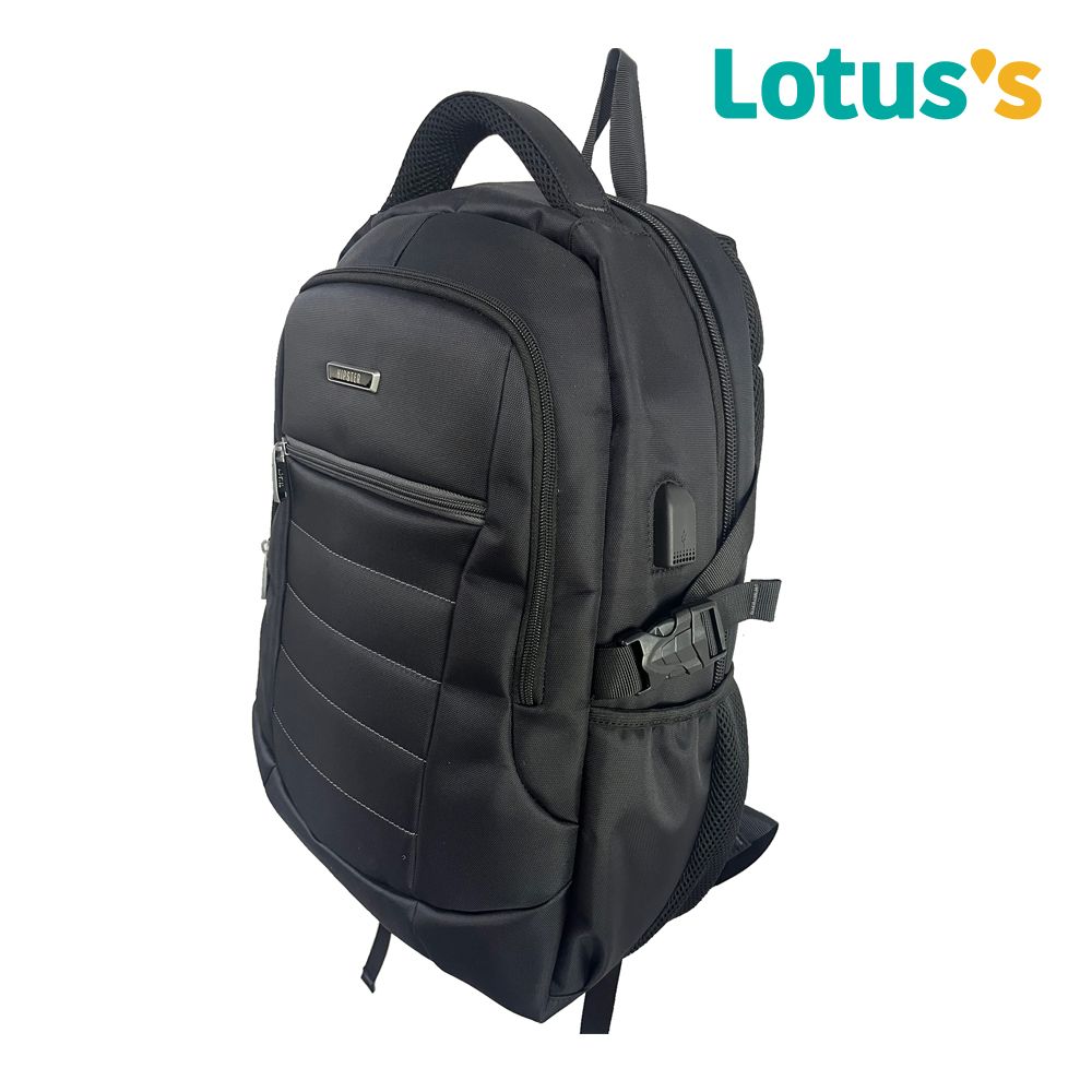 โลตัสกระเป๋าโน๊ตบุ๊คแคชชวล สีดำ